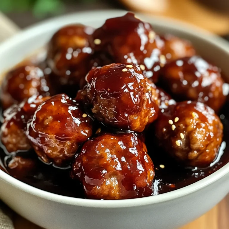 Crockpot Grape Jelly Meatballs