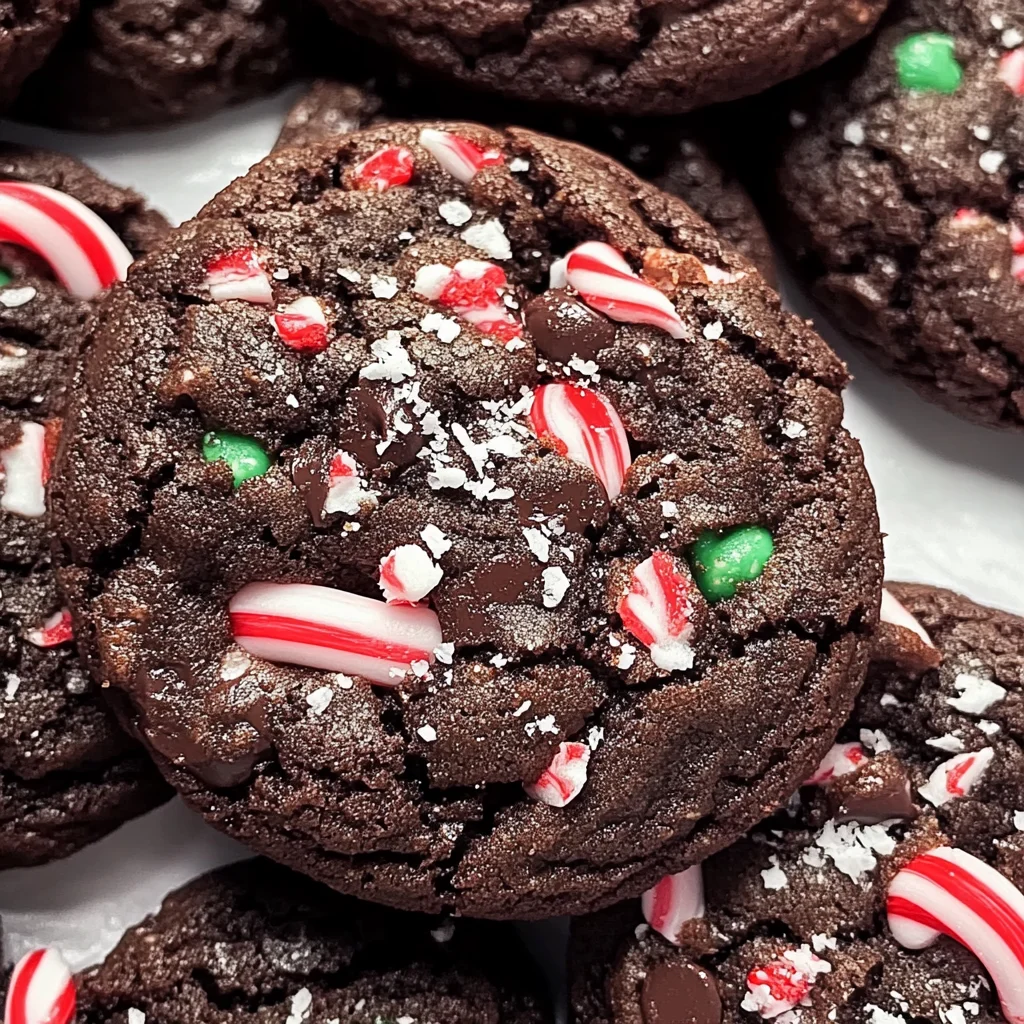 Double Chocolate Peppermint Cookies