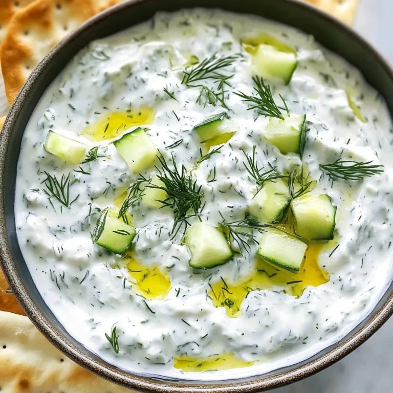 Easy 10 Minute Healthy Tzatziki Sauce