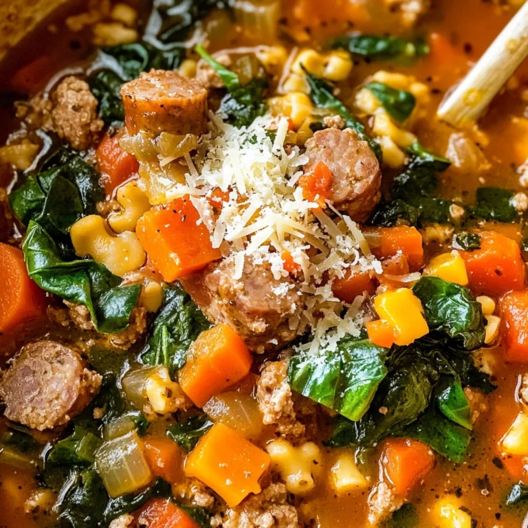 Easy Italian Sausage Soup Recipe