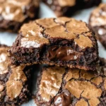 Fudgy Chewy Browkies (Brookies)