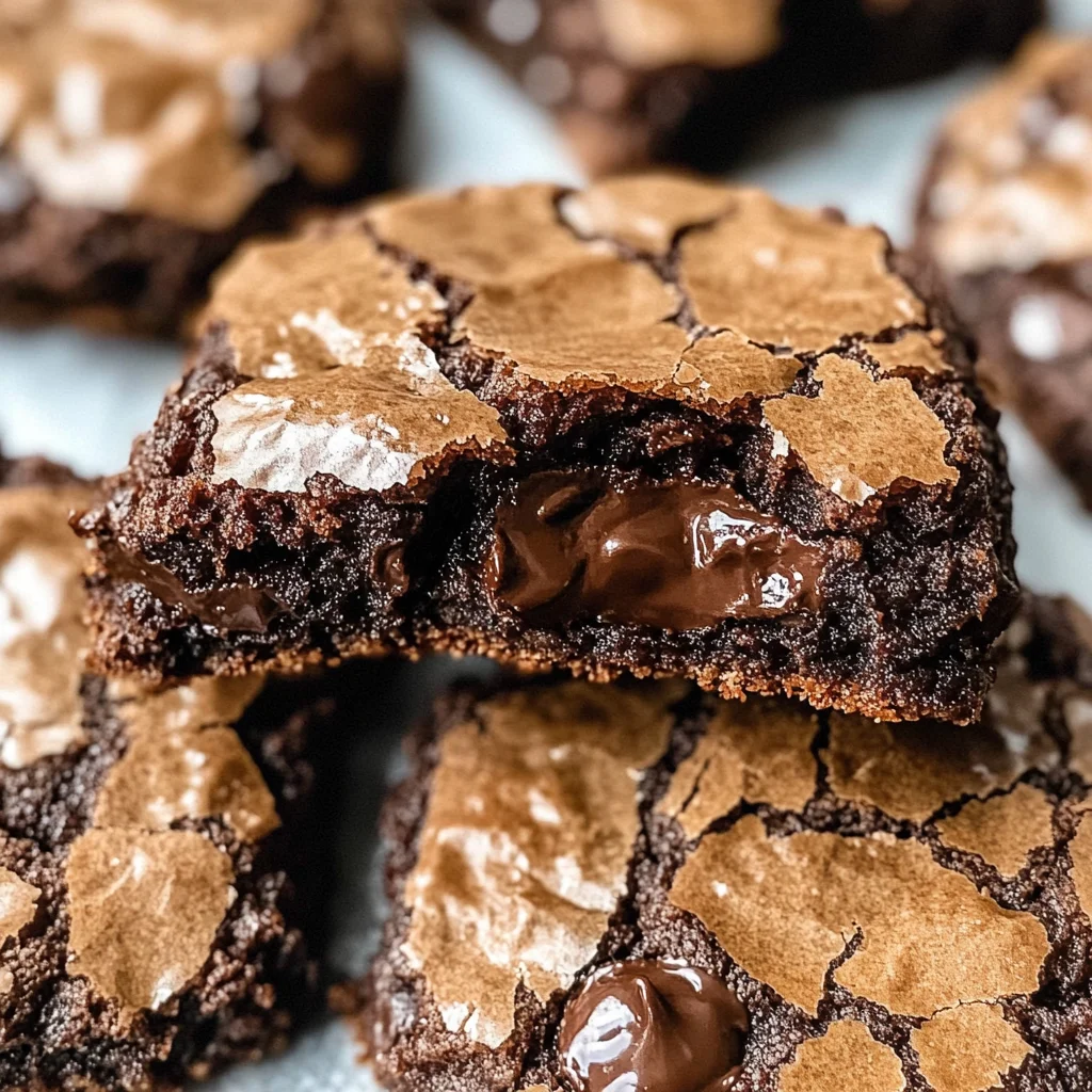 Fudgy Chewy Browkies (Brookies)