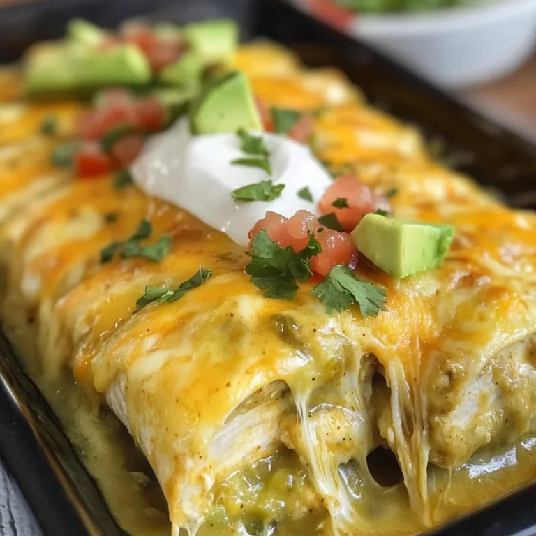 Green Chili Chicken Enchiladas Recipe
