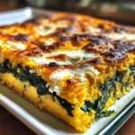 Pumpkin Spinach Polenta Casserole is a must-try dish!