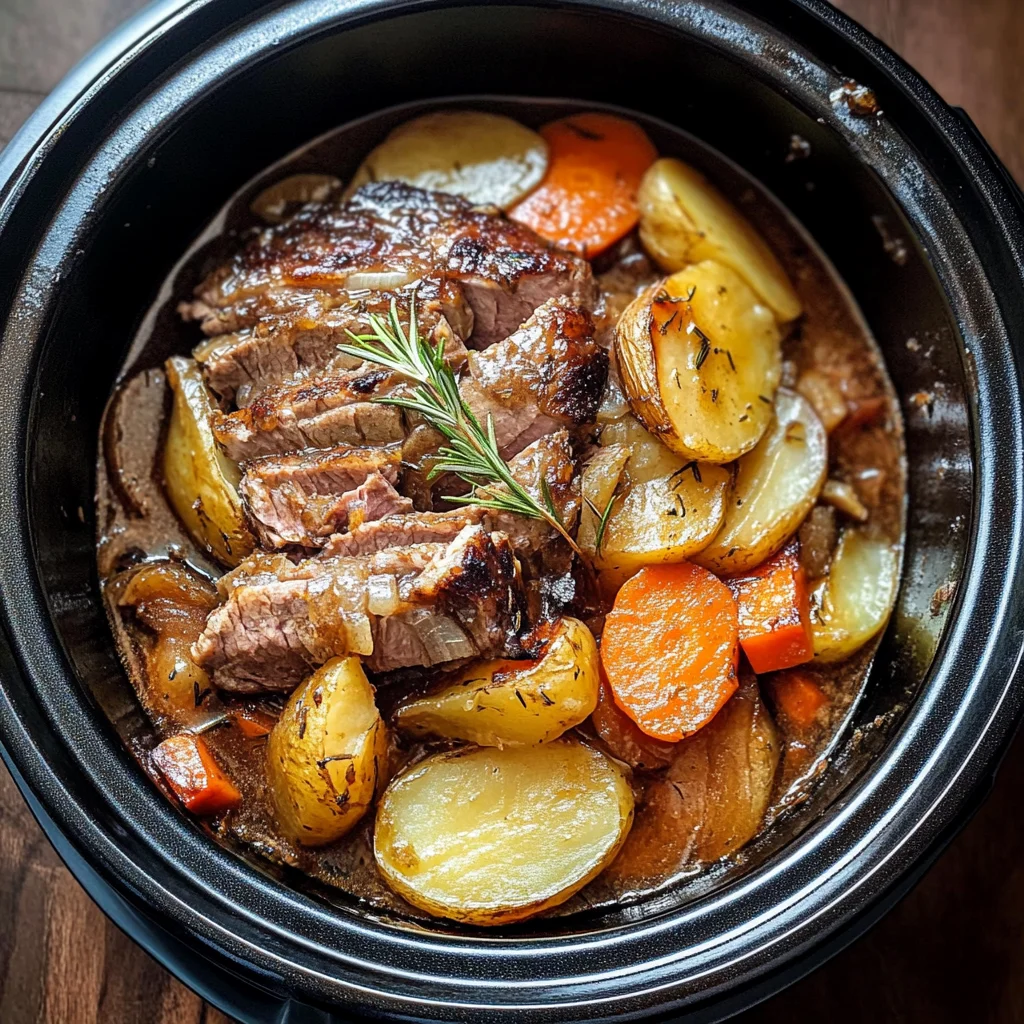 Slow Cooker Lamb Hotpot