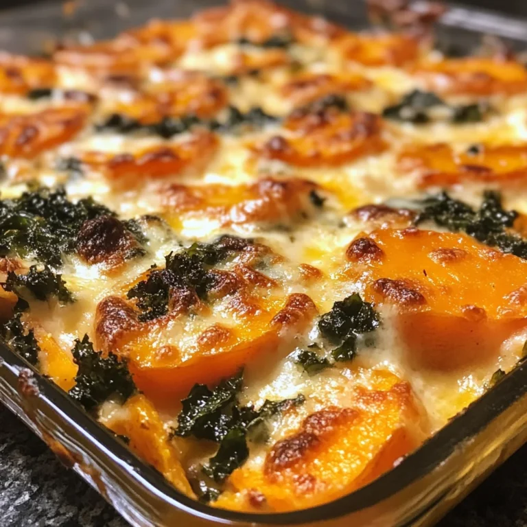 Sweet Potato Kale Gratin is a must-try comfort dish!