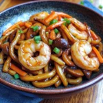 Yaki Udon with Shrimp