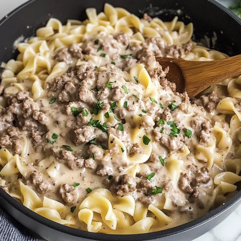 30-Minute Ground Beef Stroganoff