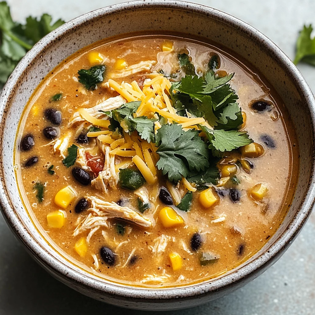 Easy Chicken, Poblano, and Black Bean Soup (Small Batch)