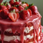 Easy Strawberry Glaze Cake: Delight in Every Slice!