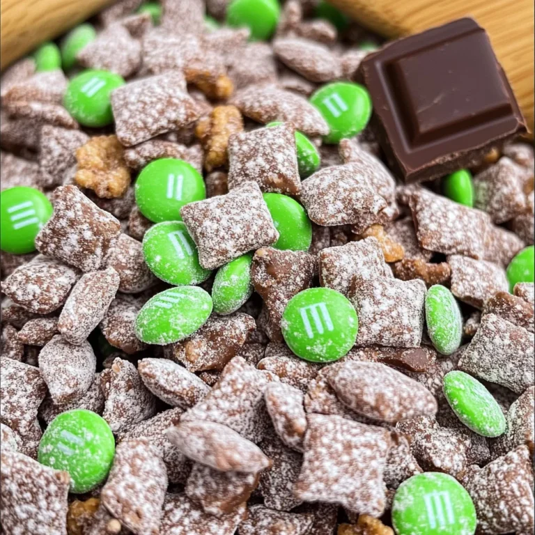 Mint Chocolate Puppy Chow