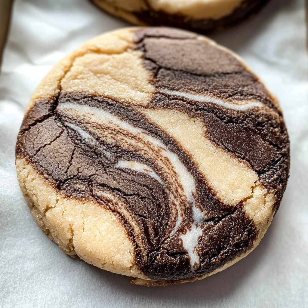 Vietnamese Coffee Marble Cookies
