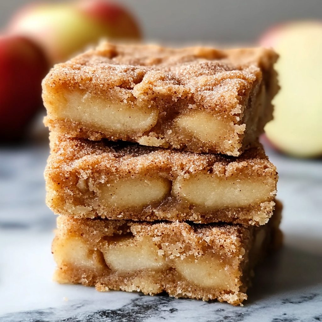 Apple Snickerdoodle Bars