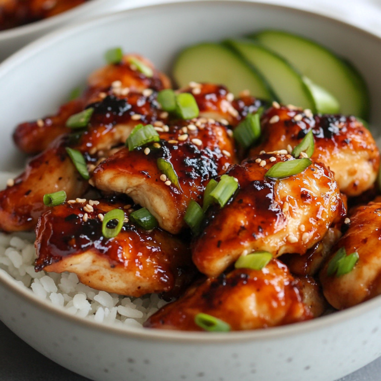 Sticky Honey Gochujang Chicken