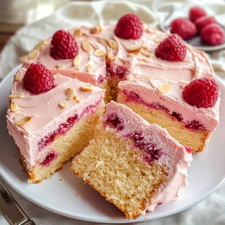 Almond Raspberry Cake