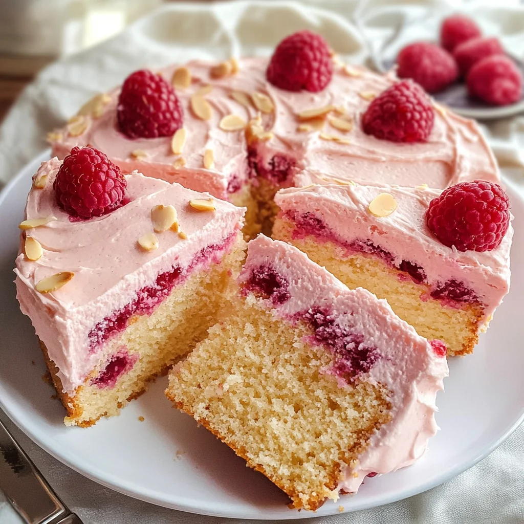 Almond Raspberry Cake