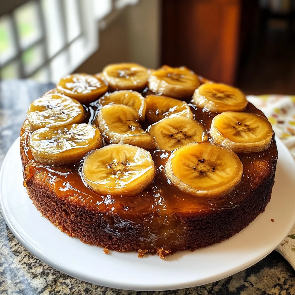 Banana Foster Upside Down Cake