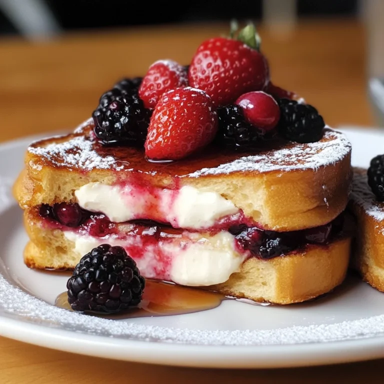 Berry Stuffed French Toast