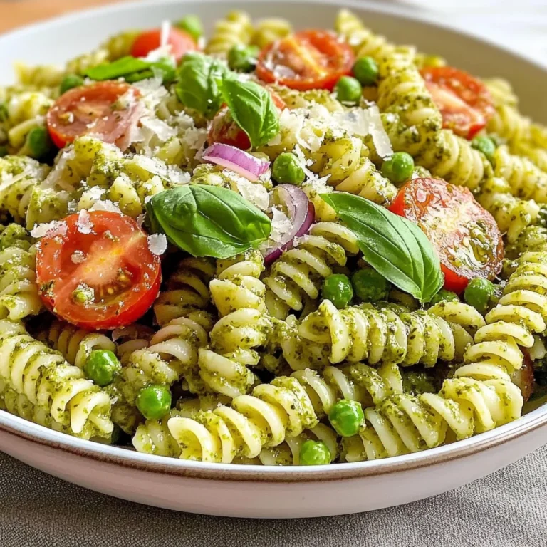 Easy Pesto Pasta Salad