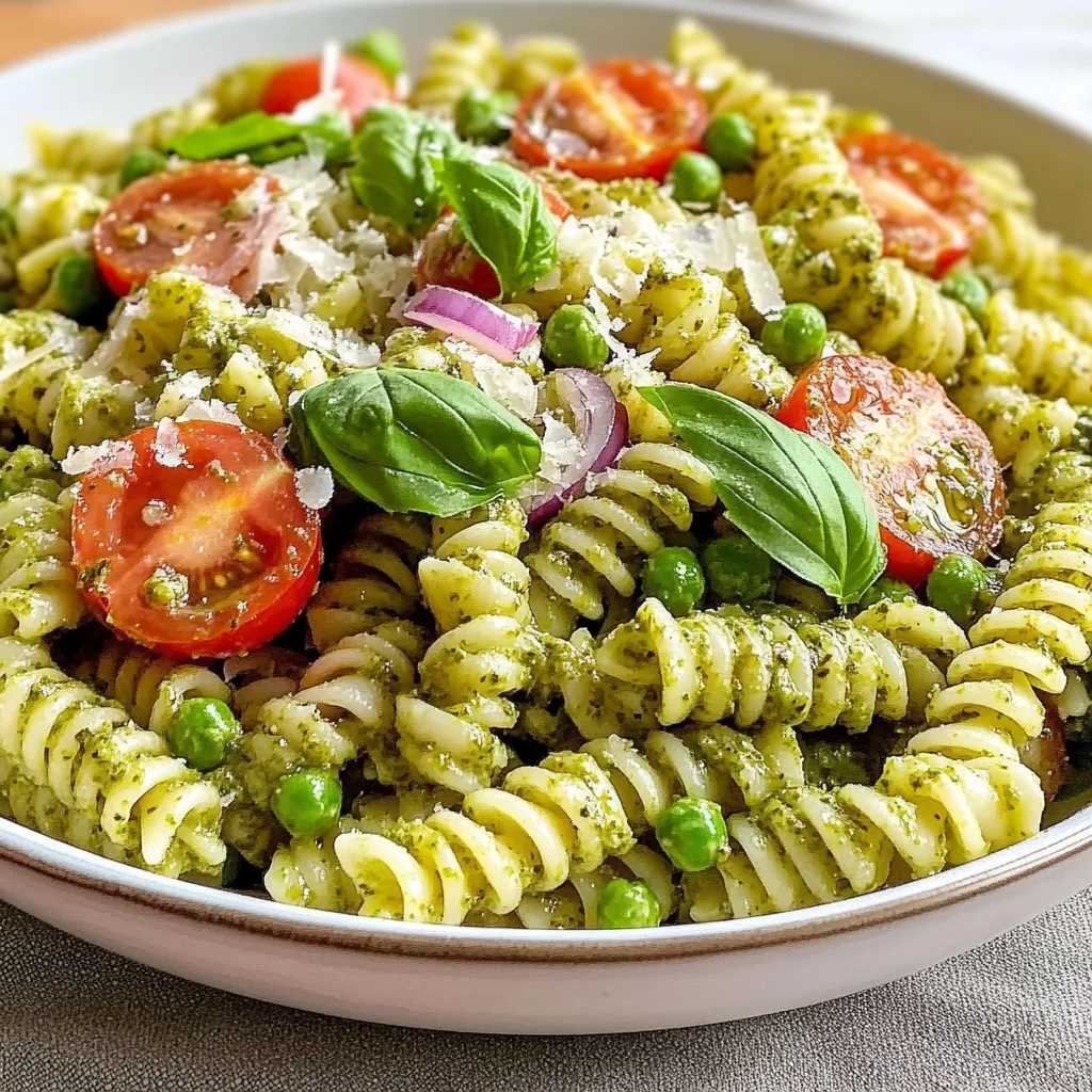 Easy Pesto Pasta Salad