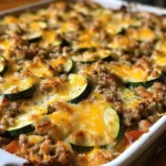 Ground Turkey Zucchini Casserole