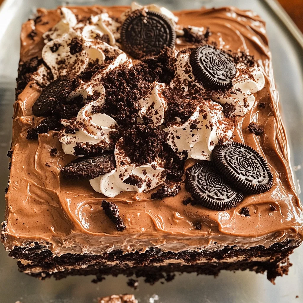 Oreo Dirt Cake