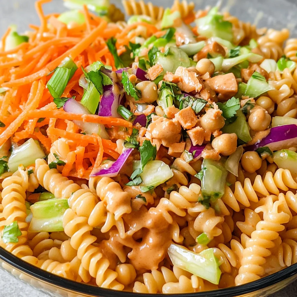 Protein Packed Thai Pasta Salad