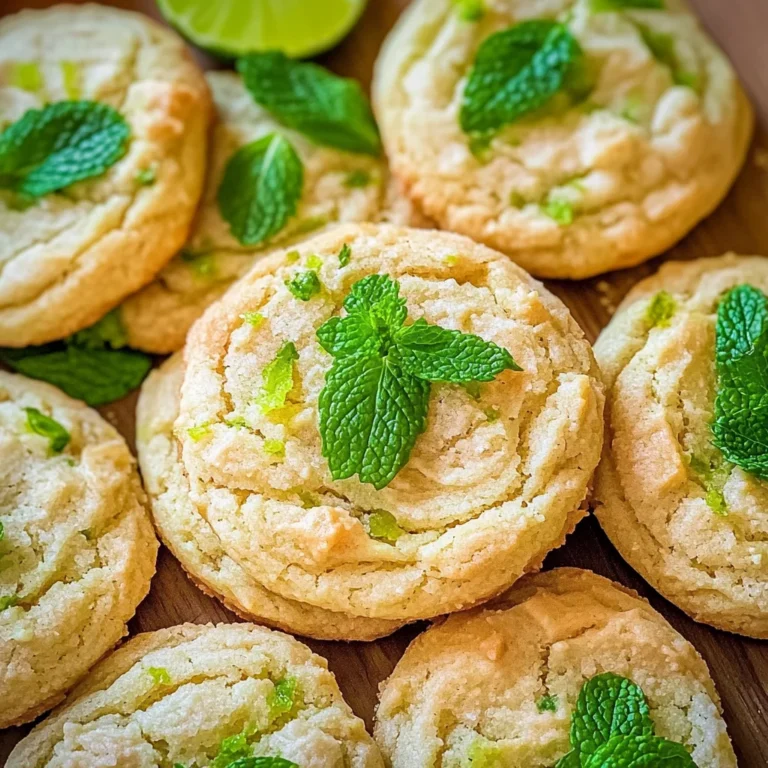 Soft and Chewy Mojito Cookies