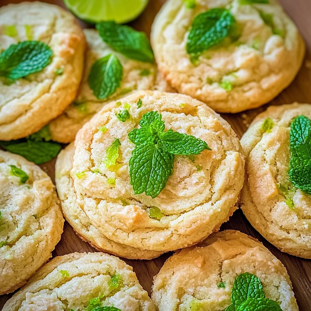 Soft and Chewy Mojito Cookies