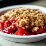 Strawberry Crumble