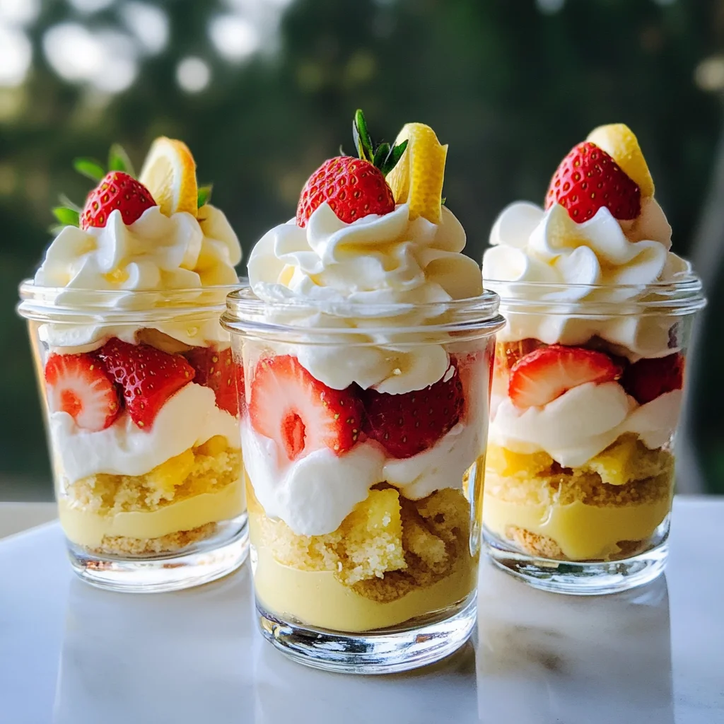 Strawberry Lemon Curd Parfaits