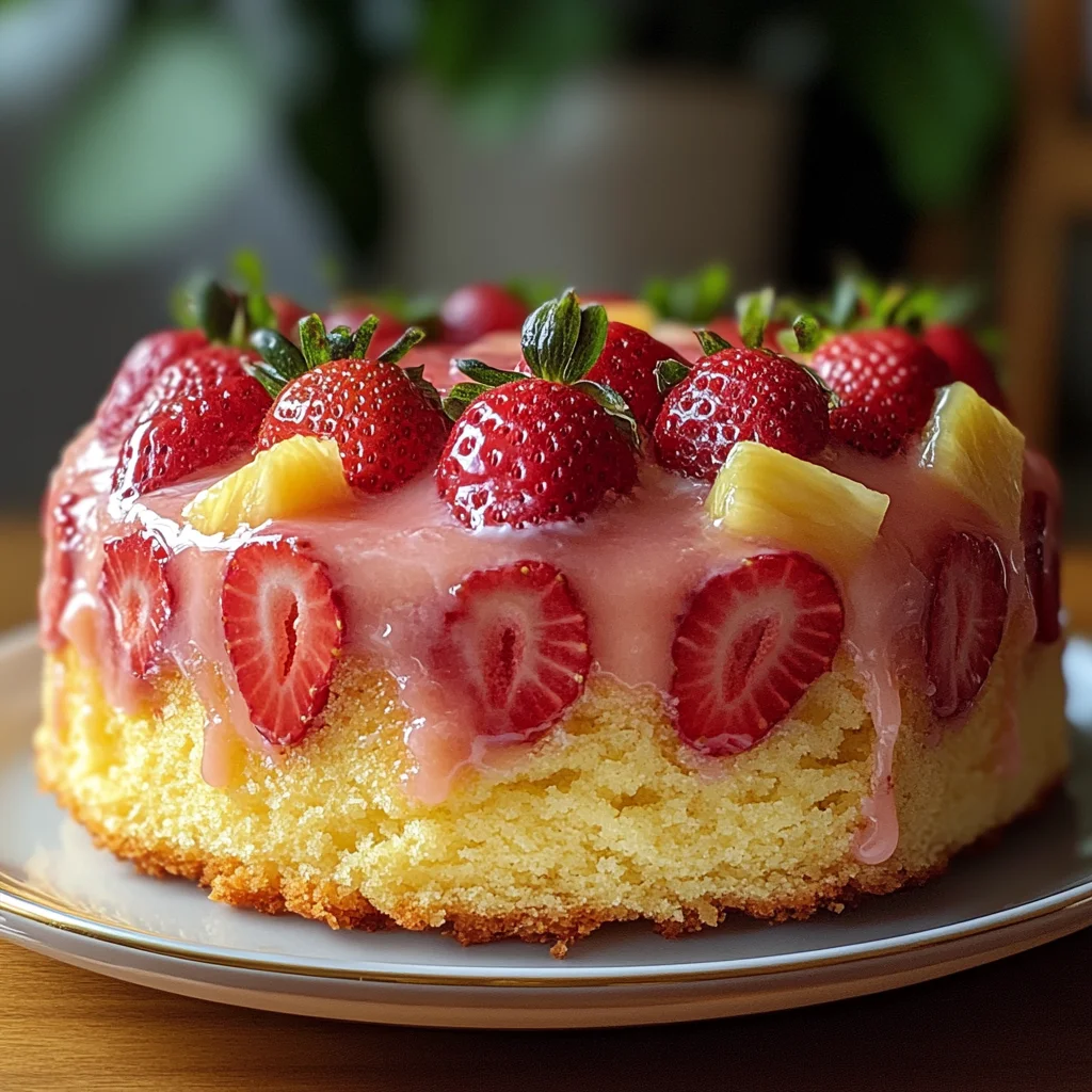 Strawberry Pineapple Pound Cake: A Moist and Fruity Dessert Favorite