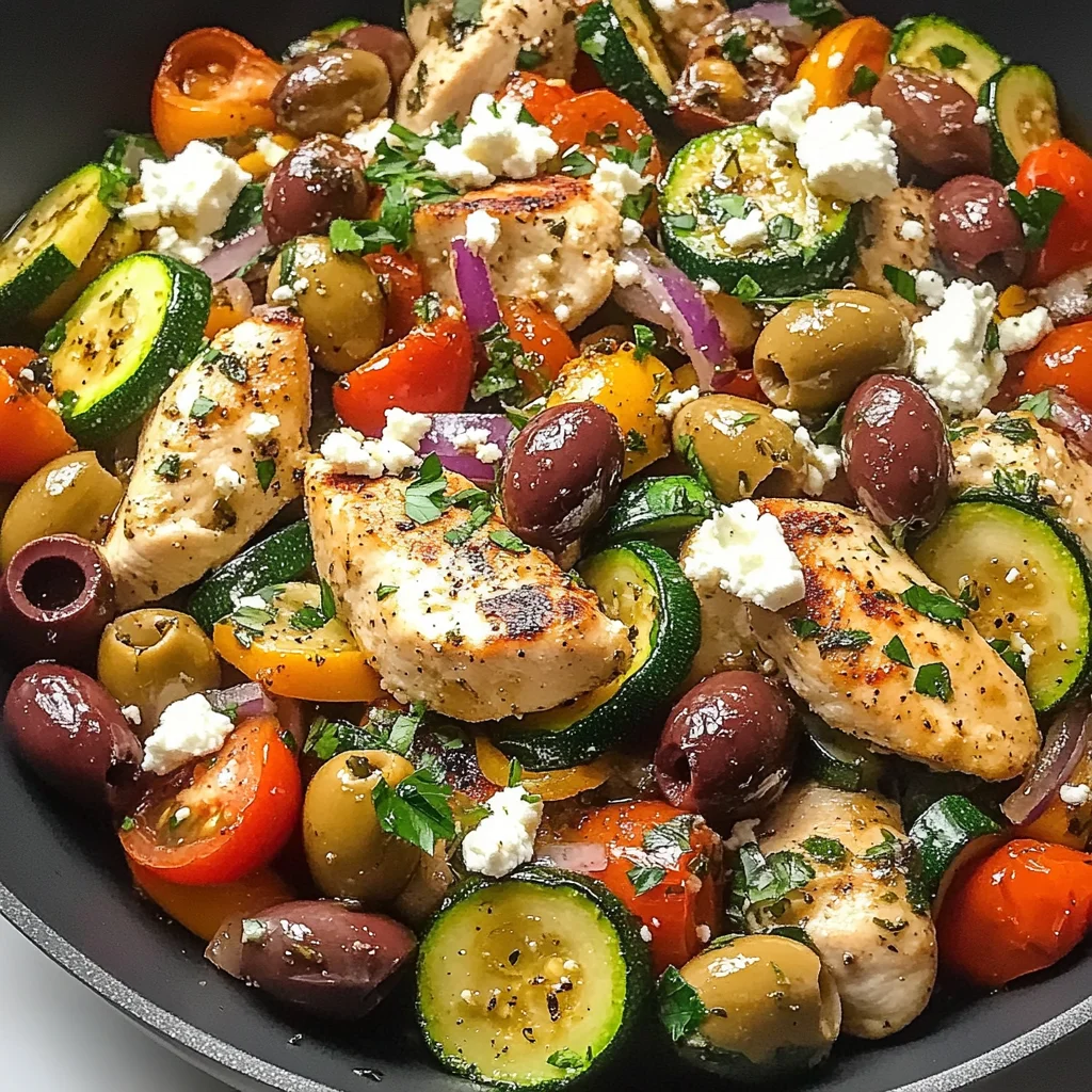 Zesty Mediterranean Chicken Stir Fry in Just 30 Minutes