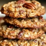 Bakery-Style Pecan Pie Oatmeal Cookies
