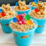 Beach Bear Pudding Cups