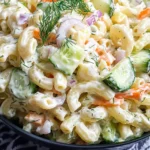 CRUNCHY COLESLAW PASTA SALAD