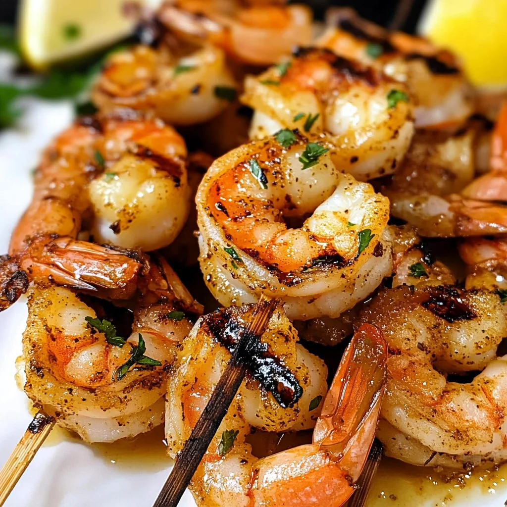 Cajun Grilled Shrimp Skewers