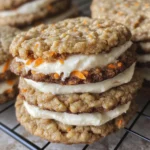 Carrot Cake Cookie Sandwiches