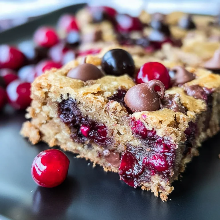Chocolate Chip Cherry Bars