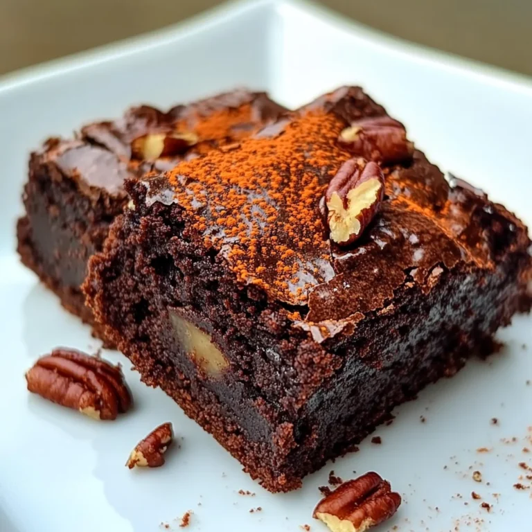 Chocolate Orange Chili Brownies