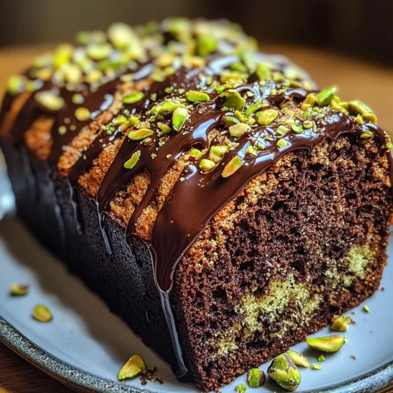 Devilish Triple Chocolate Pistachio Bread: Only 1 Bowl