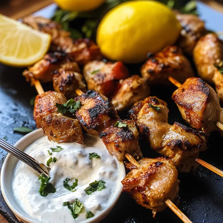Easy Greek Yogurt Sauce for Chicken Thigh Kebabs