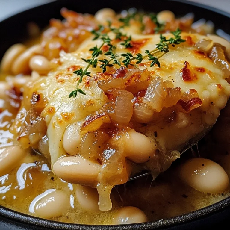 French Onion White Beans Recipe