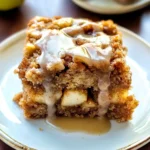 Glazed Apple Crumb Cake