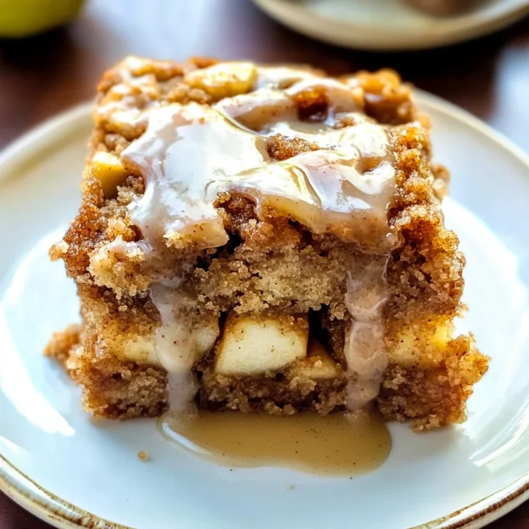 Glazed Apple Crumb Cake