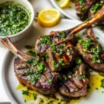 Greek Lamb Chops with Herbed Sauce