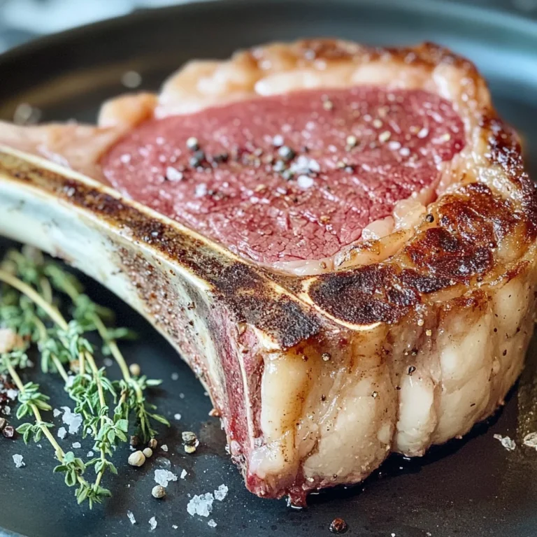 Grilled Dry Aged Tomahawk Steak