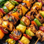 Grilled Hawaiian-Style Chicken Skewers