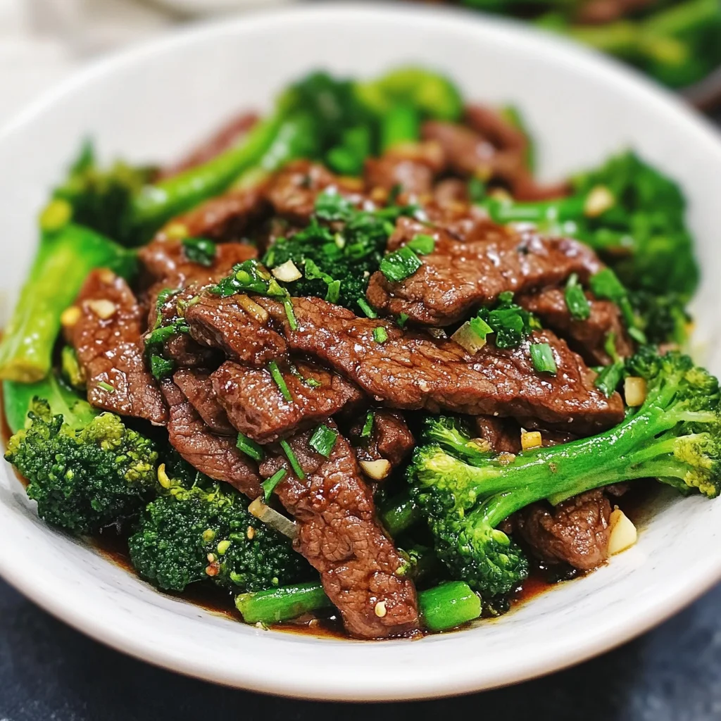 Healthy Beef and Broccoli