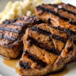 Honey Mustard Grilled beef Chops